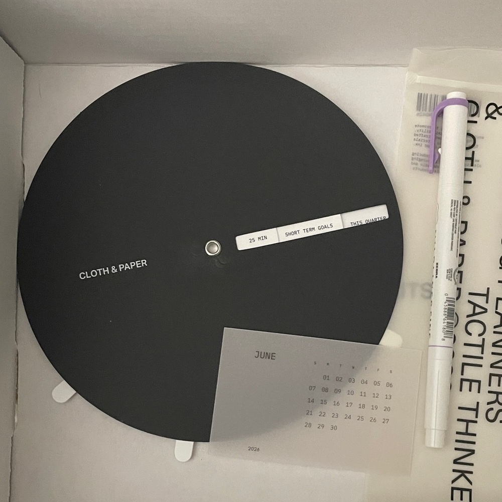 Cloth & Paper April Intention Box Items